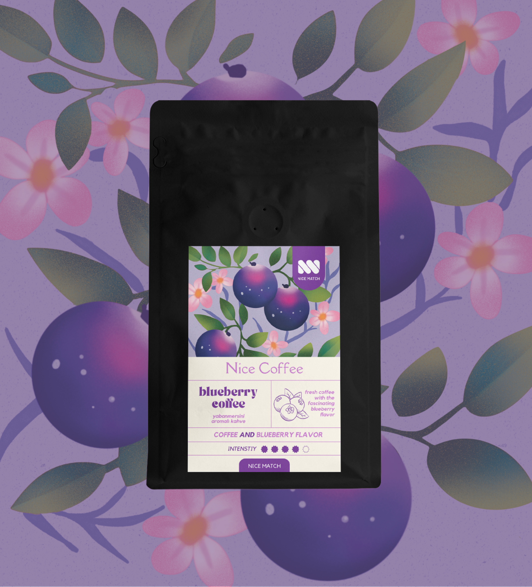 Blueberry Coffee Yabanmersini Aromalı Kahve Filtre Kahve – Nice Match Blueberry Coffee Yabanmersini Aromalı Kahve Filtre Kahve – Nice Match