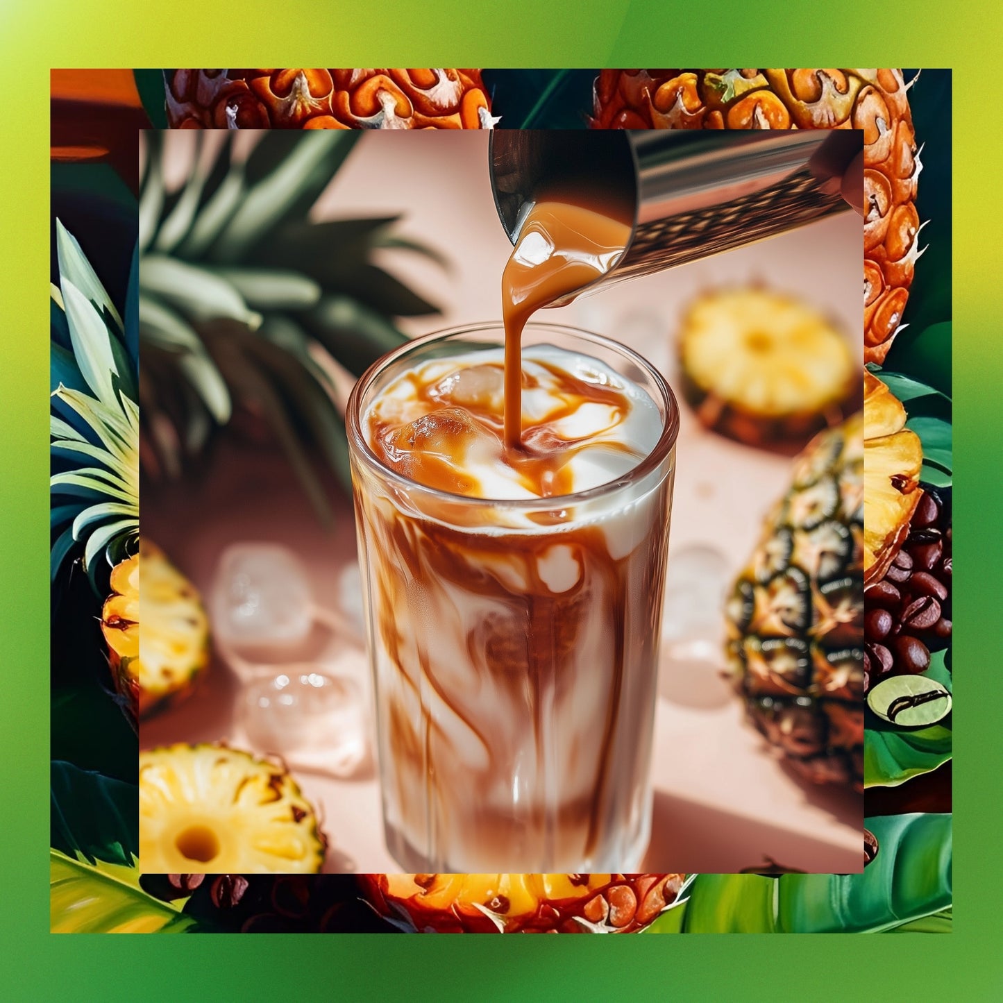 Inulin & Bromelain Coffee - Inulin, Bromelain, Matcha ve Ananaslı Form Kahve