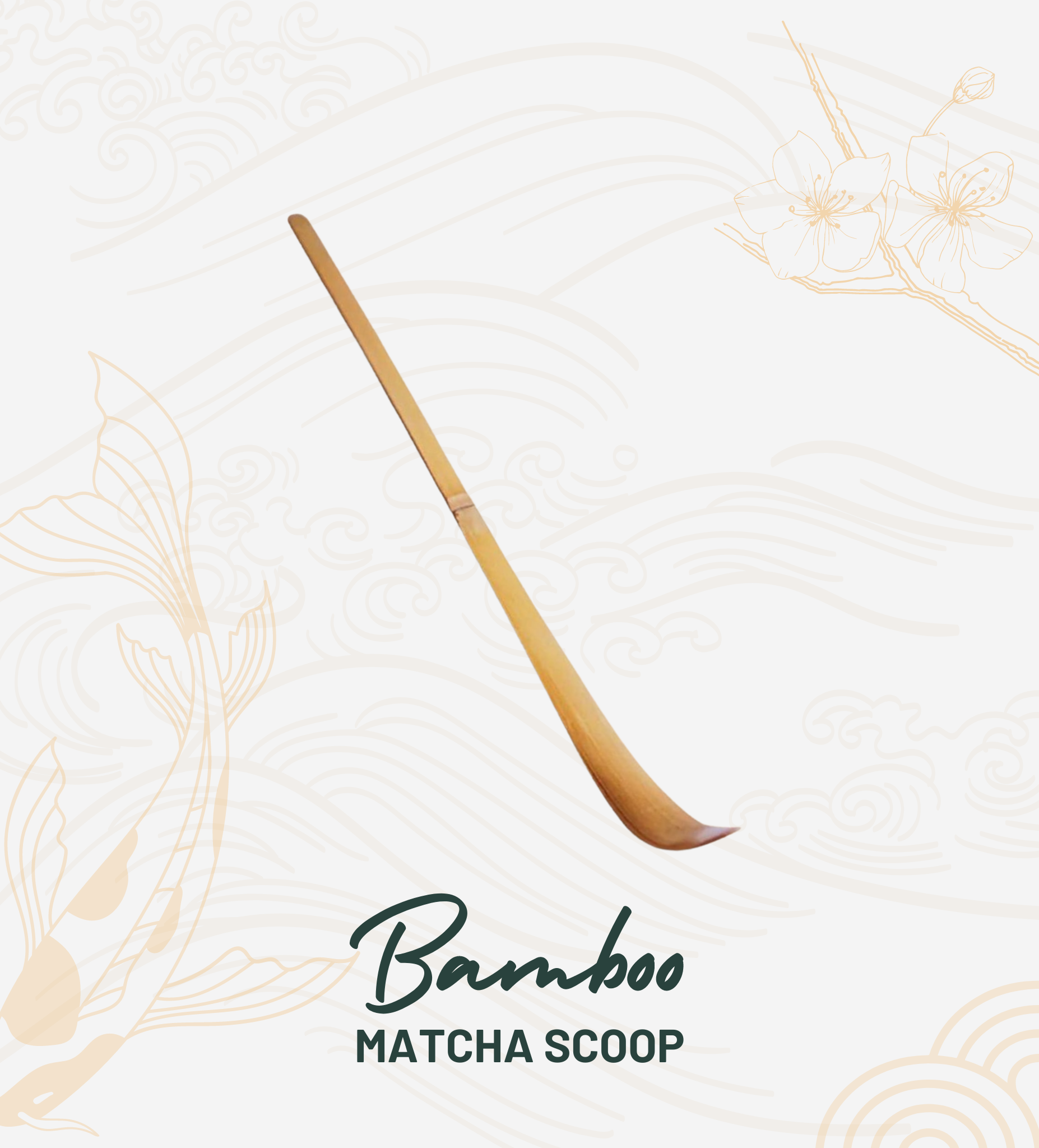 Bamboo Matcha Scoop (Chashaku)