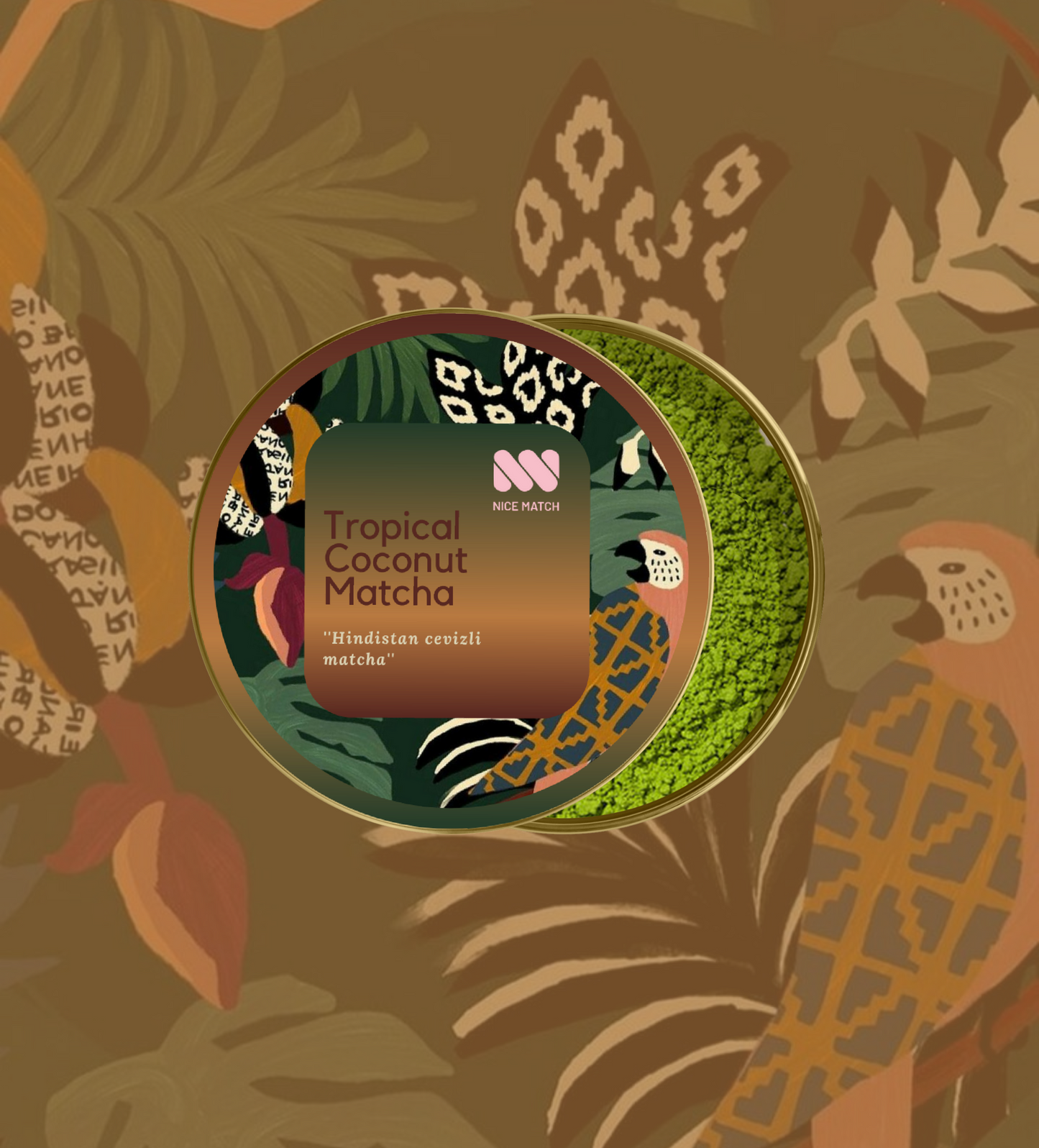Tropical Coconut Matcha - Hindistan Cevizli Tropikal Matcha