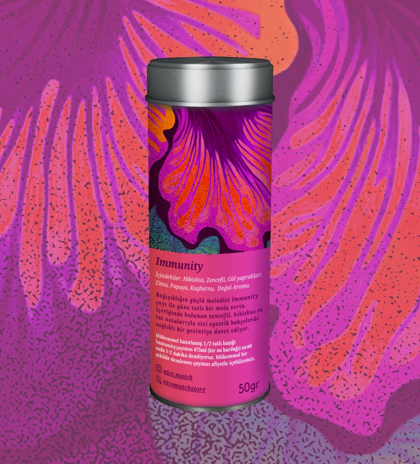 Immunity Zencefilli Hibiscus Çayı