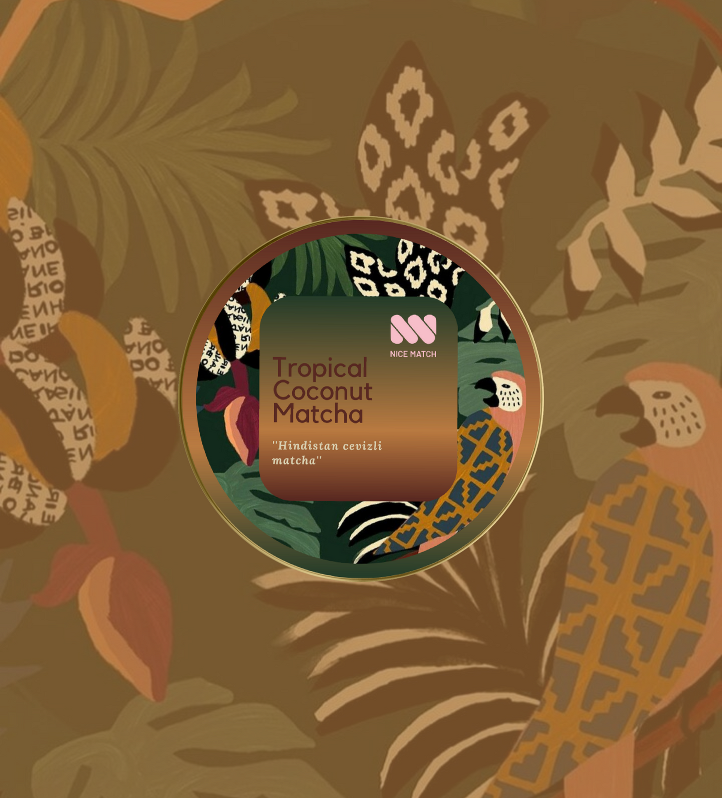 Tropical Coconut Matcha - Hindistan Cevizli Tropikal Matcha