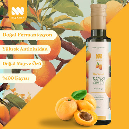 Detox Doğal Fermente Kayısı Sirkesi