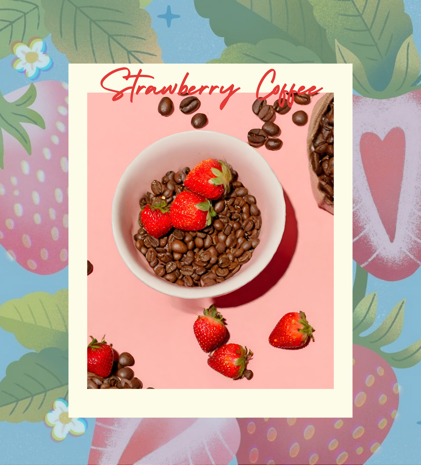 Strawberry Coffee Çilek Aromalı Kahve Filtre Kahve
