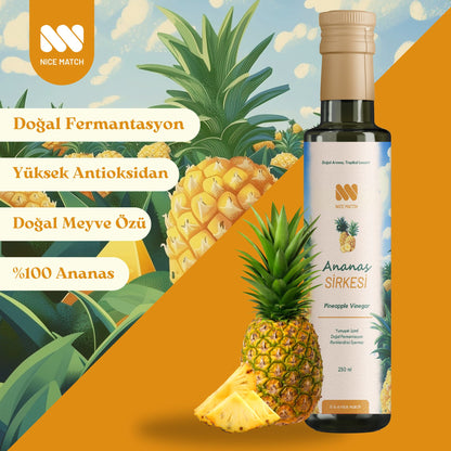 Detox Doğal Fermente Ananas Sirkesi