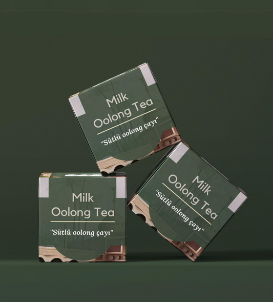 Milk Oolong Tea - Sütlü Oolong Çayı Müslin Bez 12'li Poşet Çay Kutusu