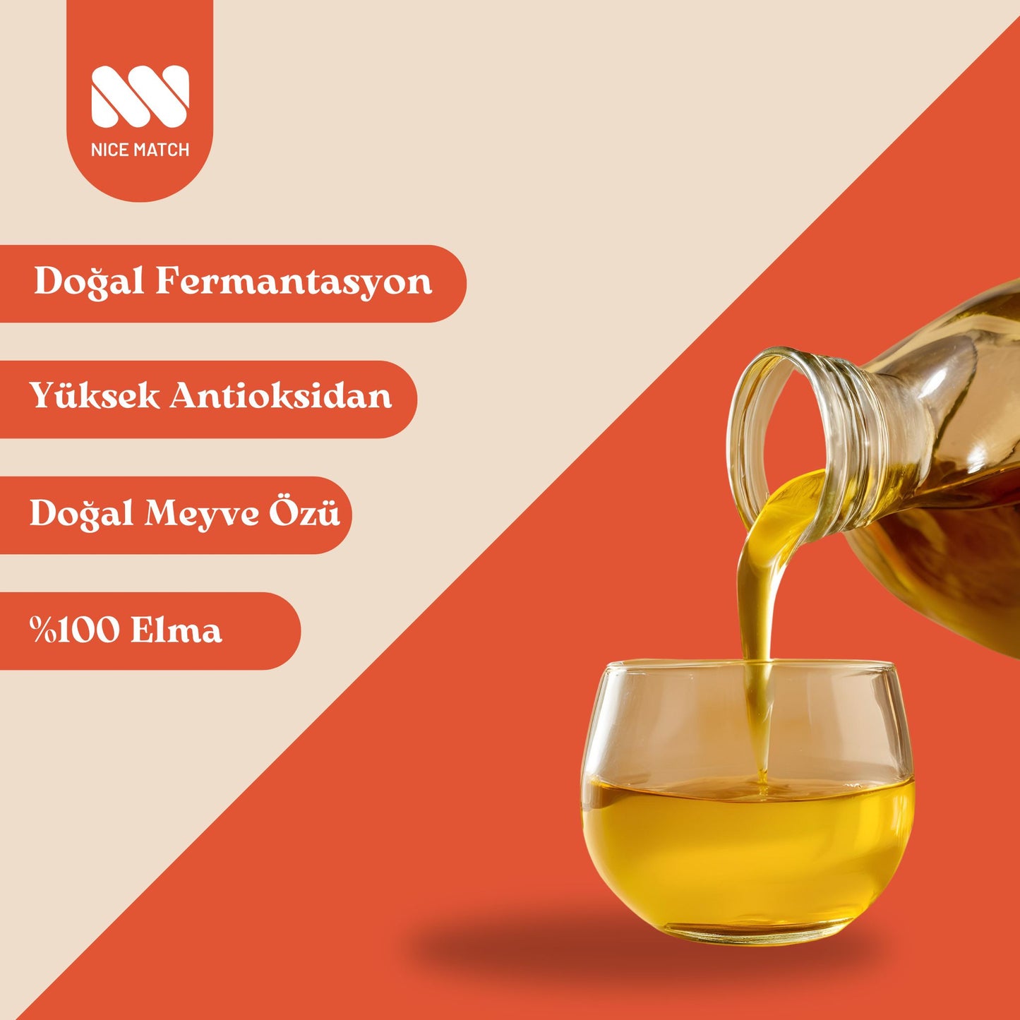Detox Doğal Fermente Elma Sirkesi