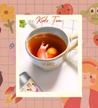 Kids Tea - Elmalı Rooibos Harmanı Müslin Bez 12'li Poşet Çay Kutusu