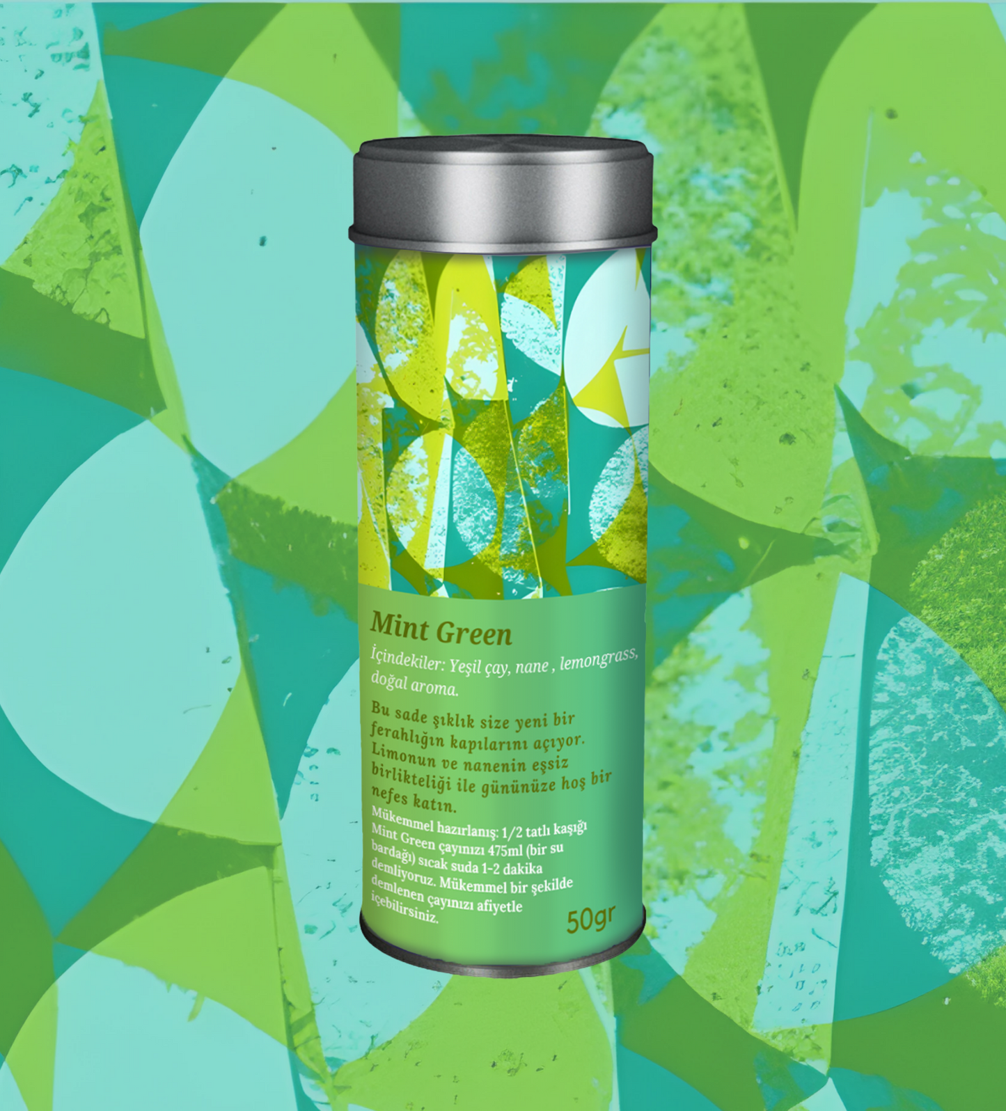 Mint Green Tea - Naneli - Limonlu Yeşil Çay