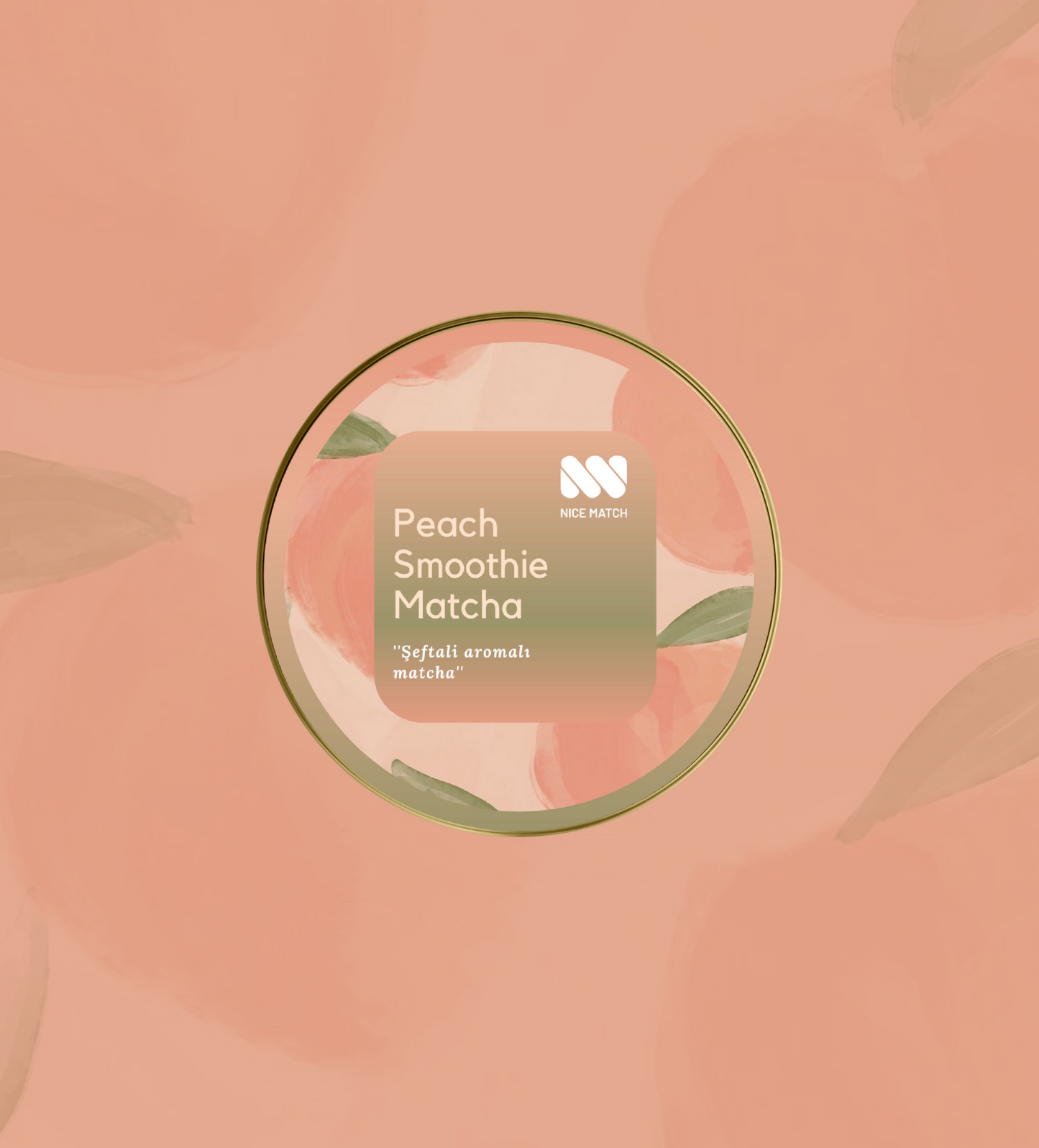 Peach Smoothie Matcha - Peach Smoothie Matcha
