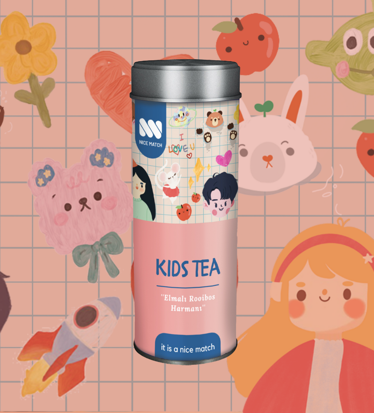 Kids Tea - Elmalı Rooiboslu Çay