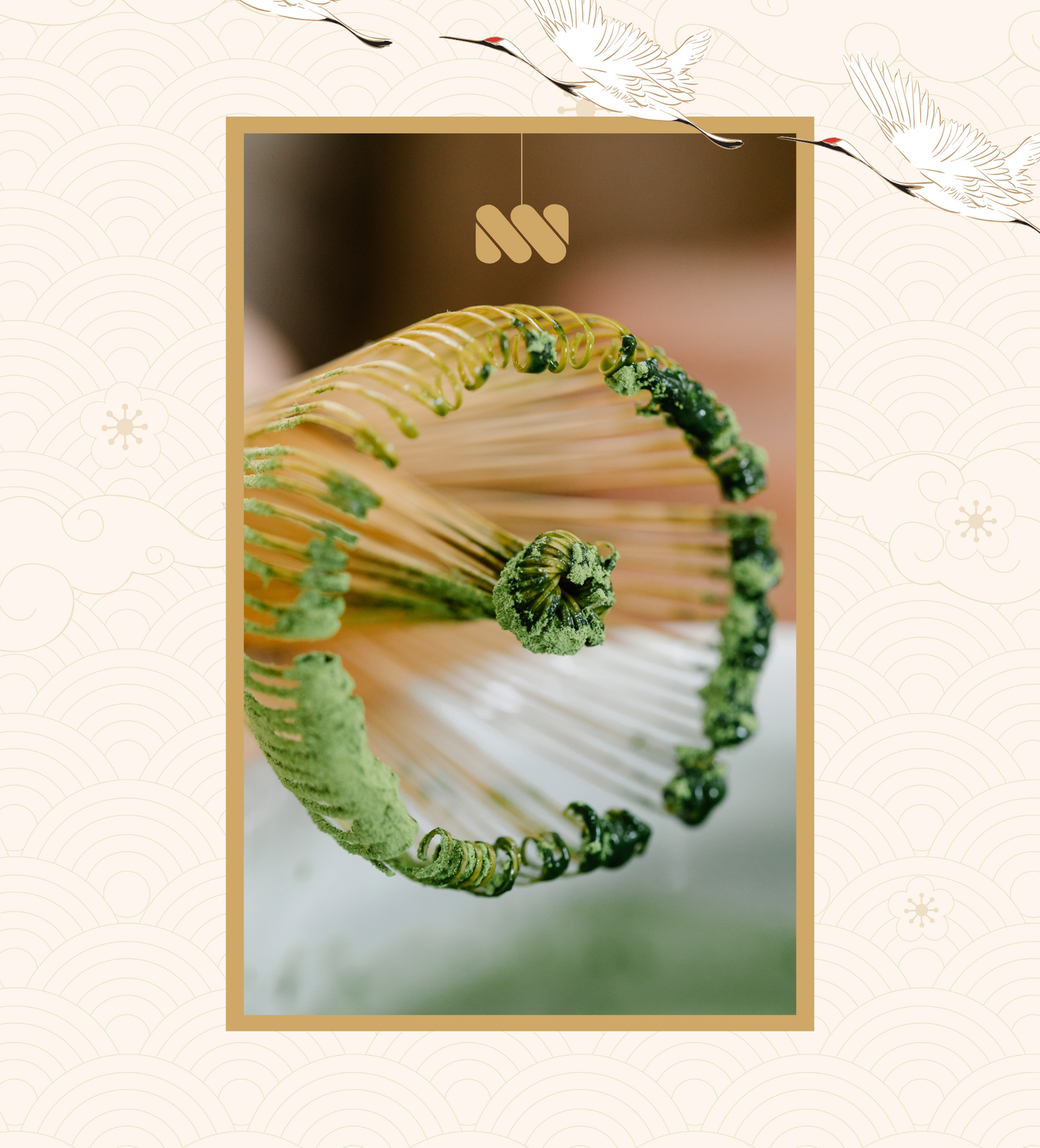 Bamboo Matcha Whisk (Chasen) - El Yapımı Bambu Köpürtücü